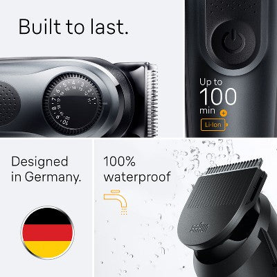 BRAUN ALL-IN-ONE STYLE KIT SERIES 5 AIO5490 RECHARGEABLE 9-IN-1 BODY, BEARD; HAIR TRIMMER - Imperfect Box
