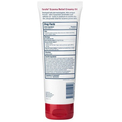 CeraVe Soothing Eczema Creamy Oil Moisturizer for Dry and Itchy Skin 8 fl oz - Imperfect Container