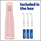 Waterpik Cordless Revive Water Flosser Blush Pink - Imperfect Box