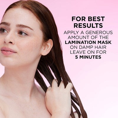 L'Oreal Paris EverPure Sulfate Free Hair Gloss Glossing Lamination Mask  5.1 fl oz -  Imperfect Container