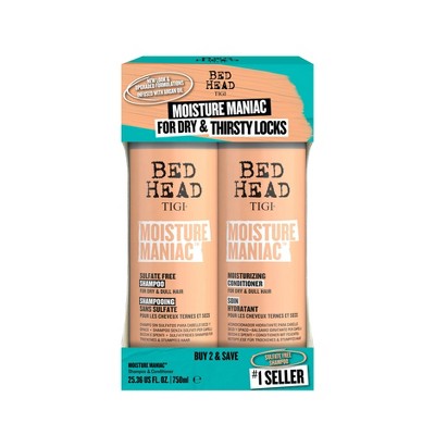 TIGI Bed Head Moisture Maniac Moisturizing Hair Care Collection 25.36 fl oz/2ct - Imperfect Box