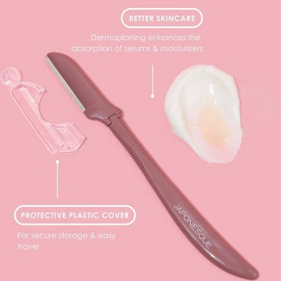 JAPONESQUE Precision Dermaplaner Facial Brush Razors 3ct - New