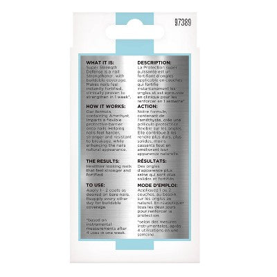 Sally Hansen Repair + Rescue Super Strength Defense Nail Treatment 0.44 fl oz - Imperfect Box