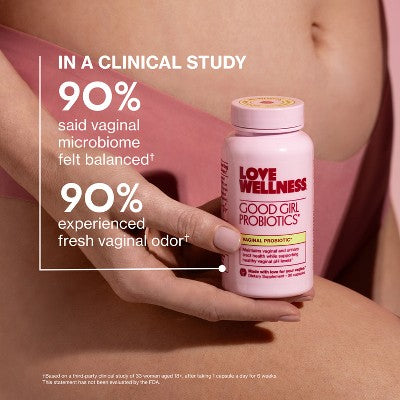 Love Wellness Good Girl Probiotics for Vaginal & Urinary Tract Health 30ct - Imperfect Container