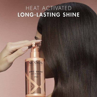 Nexxus Anti Humidity Epic Shine Hair Spray 8oz - Imperfect Container