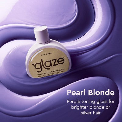 Glaze SuperGloss Color Conditioning Hair Gloss Pearl Blonde Purple Toner 6.4 fl oz - New