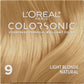L'Oreal Paris Colorsonic Permanent Hair Color Cartridge Light Blonde Natural 9 - Imperfect Box