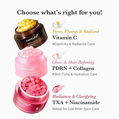 medicube PDRN Pink Collagen Capsule Cream Korean Skincare 1.94oz - Imperfect Box