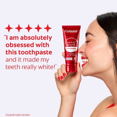 Colgate Optic White Pro Series Express White Teeth Whitening Toothpaste with 5% Hydrogen Peroxide 3oz/2pk - Imperfect Box