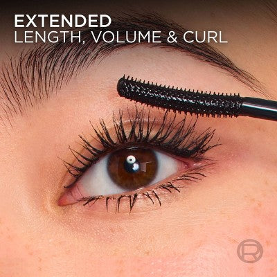 L'Oreal Paris Extensionist Curling & Lengthening Mascara True Brown Washable 996 0.41 fl oz - Imperfect Box