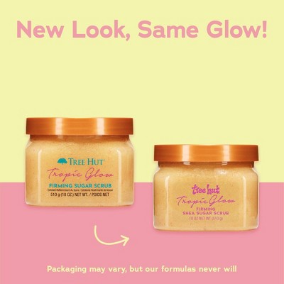 Tree Hut Tropic Glow Shea Sugar Tropical Body Scrub 18oz - New