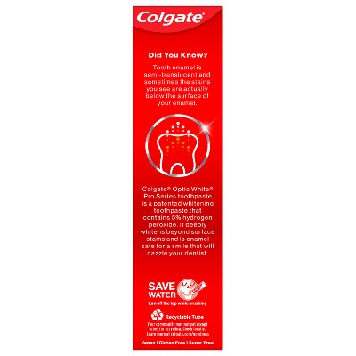 Colgate Pro Series Stain Prevention Hydrogen PeroxideToothpaste 3oz/2pk - Imperfect Box