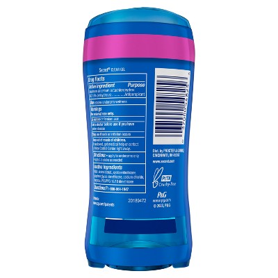 Secret Outlast Clear Gel Antiperspirant & Deodorant for Women 2.6oz/2pk - New