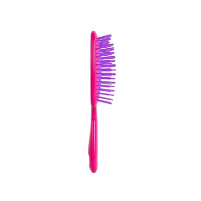 UNbrush Mini Detangling Hair Brush Neon Pink - Imperfect Box