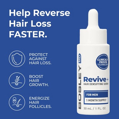 BosleyMD Revive + Densifying Hair Regrowth Serum for Men 1 fl oz - Imperfect Box
