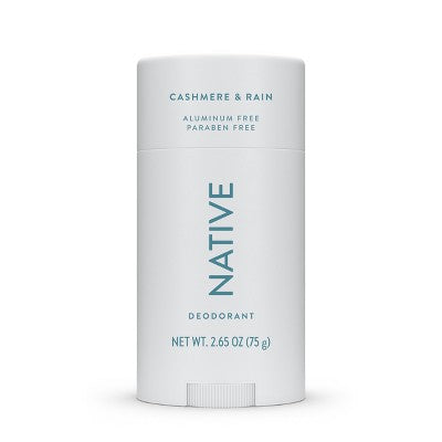 Native Deodorant for Women & Men Cashmere & Rain Aluminum-Free 2.65oz - Imperfect Container