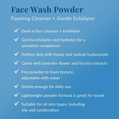 DHC Face Wash Powder Cleanser + Enzyme Exfoliator 1.7oz - Missing Box