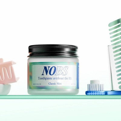 NOBS Fluoride-Free Toothpaste Tablets Classic Mint 62 Tablets/1.31oz - Imperfect Box