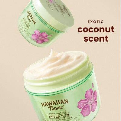 Hawaiian Tropic Exotic Coconut Aftersun Body Butter 8oz - New