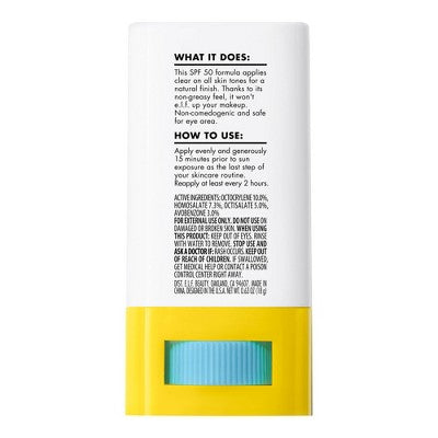 e.l.f. Suntouchable Invisi-Stick SPF 50 0.63oz - Imperfect Box