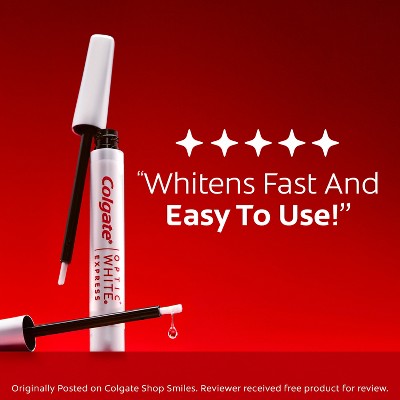 Colgate Optic White Express 7 Day Whitening Treatment Teeth Whitening Pen 0.08 fl oz - Imperfect Box