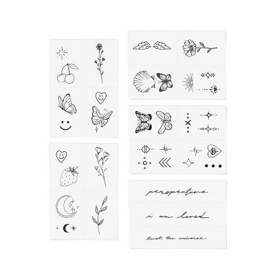 INKED By Dani Deluxe Gift Set Temporary Tattoo Gift Set 2Pk - Imperfect Box