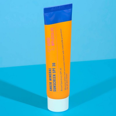 Good Molecules Sheer Mineral Face Sunscreen SPF 30 1.7 fl oz - Imperfect Box