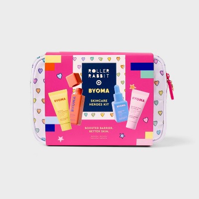 Roller Rabbit x Target BYOMA Disco Hearts Wave Skincare Set 5pc - New