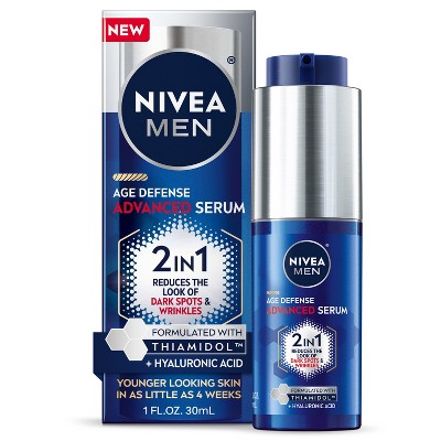 NIVEA Men Age Defense Advanced Face Serum 1.0 fl oz - Imperfect Box