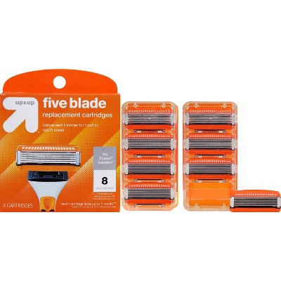 Men's Five Blade FITS Cartridges 8ct Up&Up - Imperfect Box