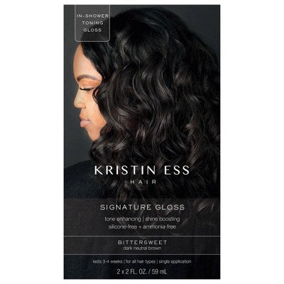 Kristin Ess Hair Gloss in Bittersweet Semi Permanent Dye + Toner 4 fl oz - Imperfect Box