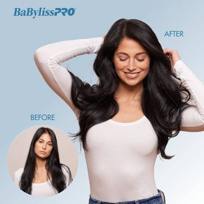 BaBylissPRO Nano Titanium 2.5 Oval Ionic Hot Air Brush Blue 600W - Imperfect Box