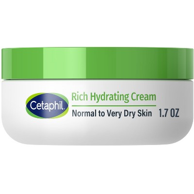 Cetaphil Rich Hydrating Face Cream Moisturizer with Hyaluronic Acid 1.7oz - Imperfect Box