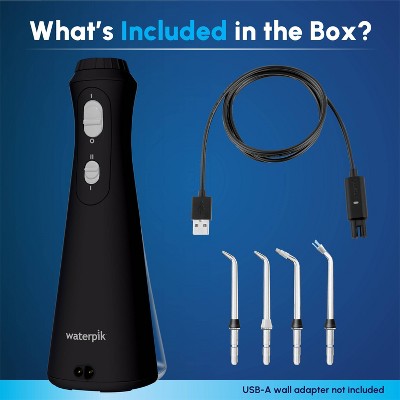 Waterpik Cordless Plus Rechargeable Water Flosser WP-462 Black - Imperfect Box