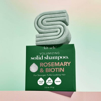 Kitsch Rosemary & Biotin Volumizing Solid Shampoo Bar 3.2oz - Imperfect Box