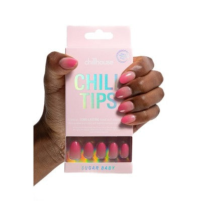 Chillhouse Chill Tips Press-On Nail Set - Design Studio Sugar Baby 24ct - Imperfect Box