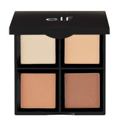 e.l.f. Contour Palette Pressed Powder Light/Medium 0.56oz - Imperfect Container