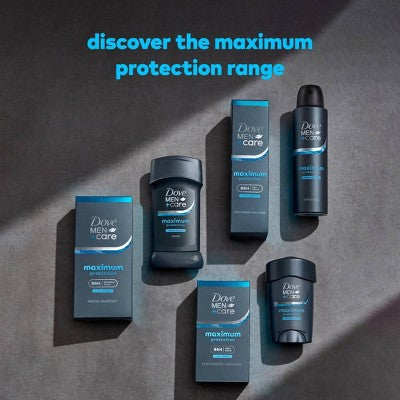 Dove Men+Care Maximum Protection 96-Hour Antiperspirant Stick Clean Comfort 2.6oz - Imperfect Box