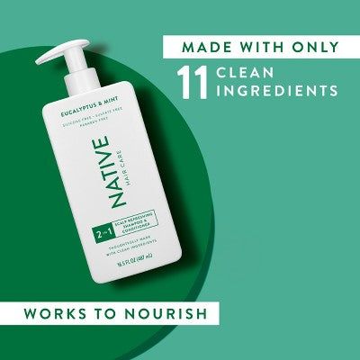 Native Eucalyptus & Mint Scalp Refreshing 2-in-1  16.5 fl oz - Imperfect Container