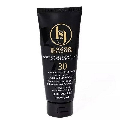 Black Girl Sunscreen Broad Spectrum Infused with Jojoba Oil SPF 30 3 fl oz - New