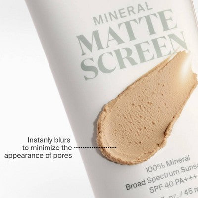 Supergoop! Mineral Mattescreen Sunscreen Non-Comedogenic Mattifying Tinted Primer Sunrise SPF 40 1.5 fl oz - Imperfect Box