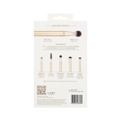 EcoTools Brightening Eye Brush Set 5ct - NEW