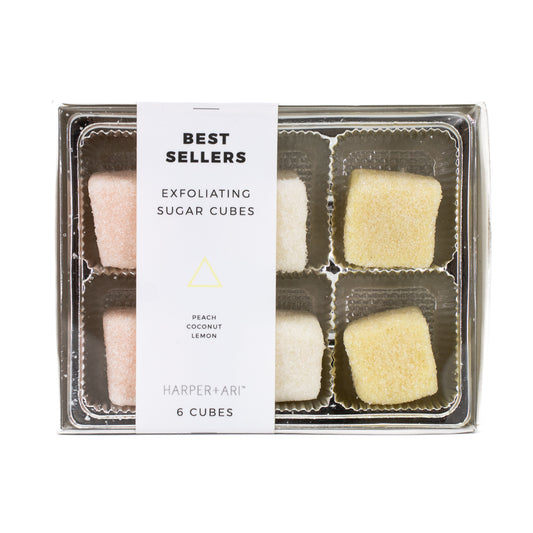 HARPER + ARI Exfoliating Sugar Cubes BEST SELLERS 6 cubes - Imperfect Box