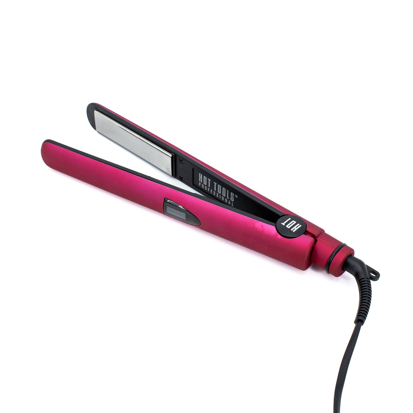 HOT TOOLS 1" Digital Salon Titanium Flat Iron FABULOUS FUCHISA - New