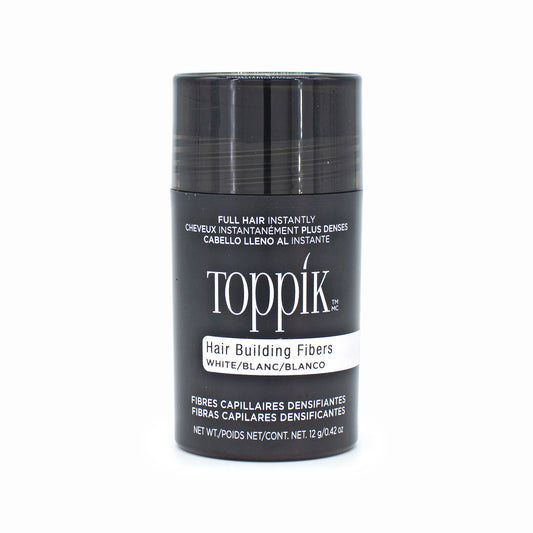 Toppik Hair Building Fibers WHITE 0.42oz - Small Amount Missing