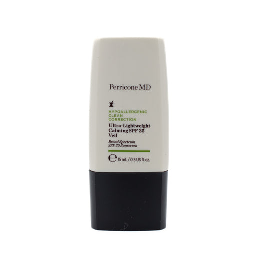 Perricone MD Hypoallergenic Clean Correction Ultra-Lightweight Calming SPF35 Veil 0.5oz - Imperfect Box