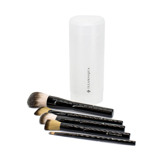 ILLAMASQUA Face Make-Up Brush Kit 5 pieces - New