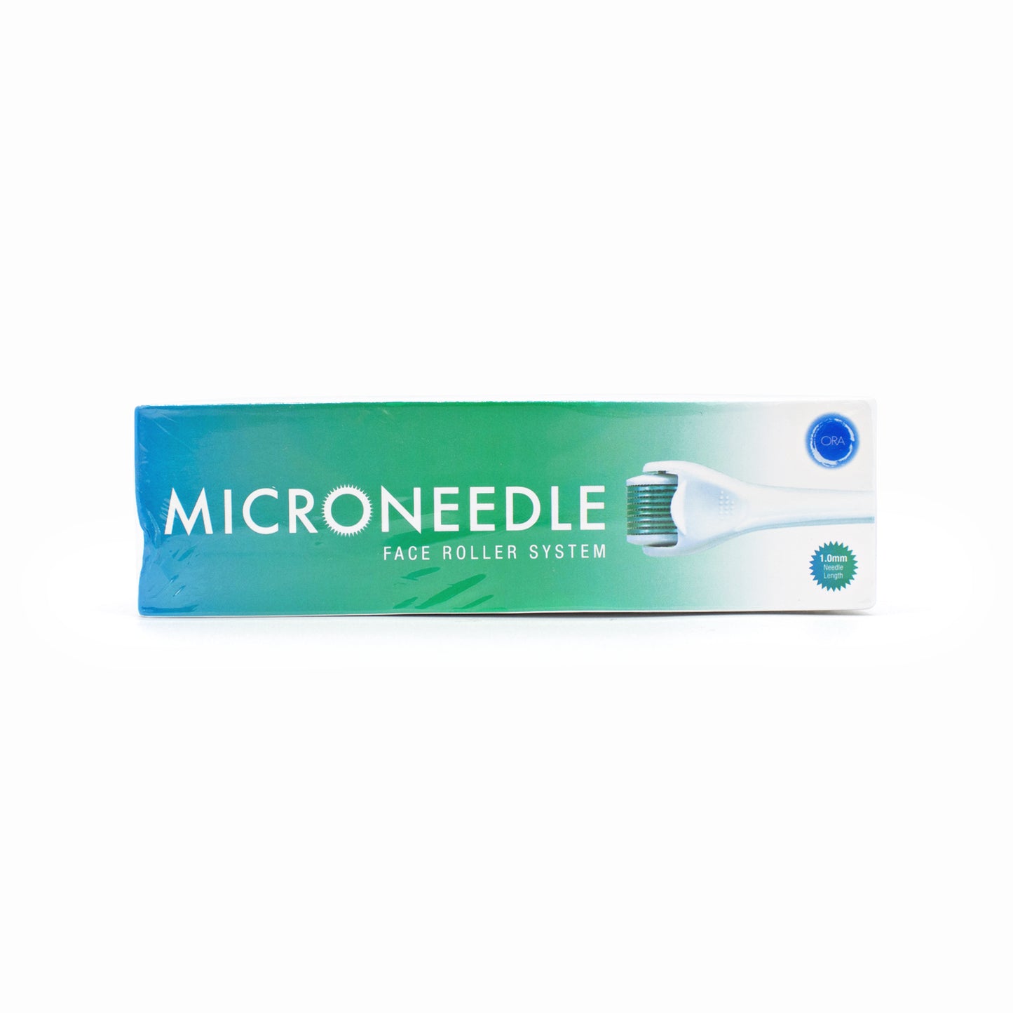 Beauty ORA Microneedle Face Roller System 1.0mm AQUA/WHITE - Imperfect Box