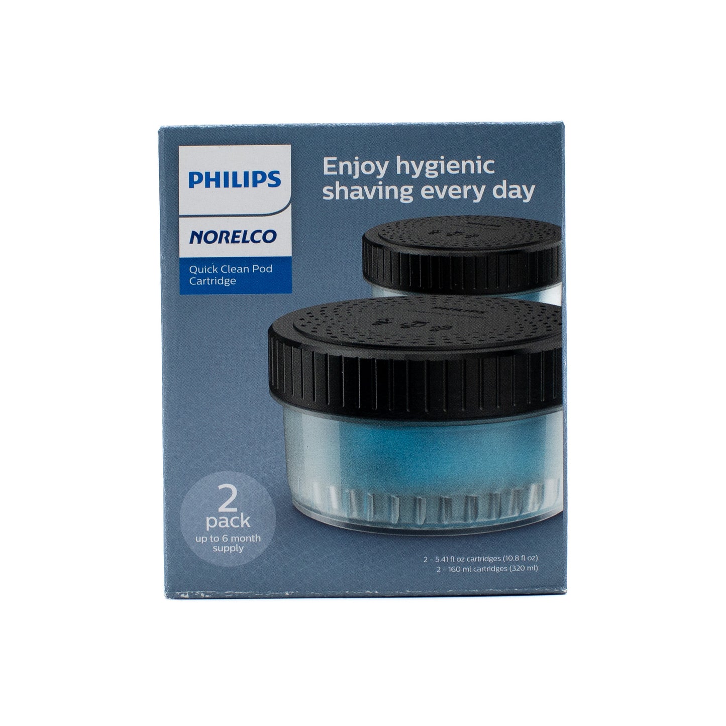 Philips Norelco 2pk Quick Clean Replacement Pods CC12/52 - New