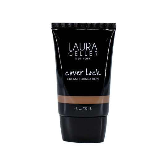 LAURA GELLER Cover Lock Cream Foundation DEEP 1oz - Imperfect Box